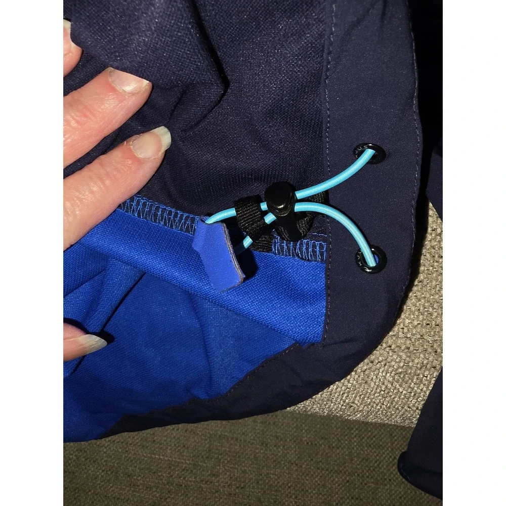 KJUS Domus CL Jacket Mens 2XL Blue Full Zip Golf Outdoor Windbreaker MG15-611